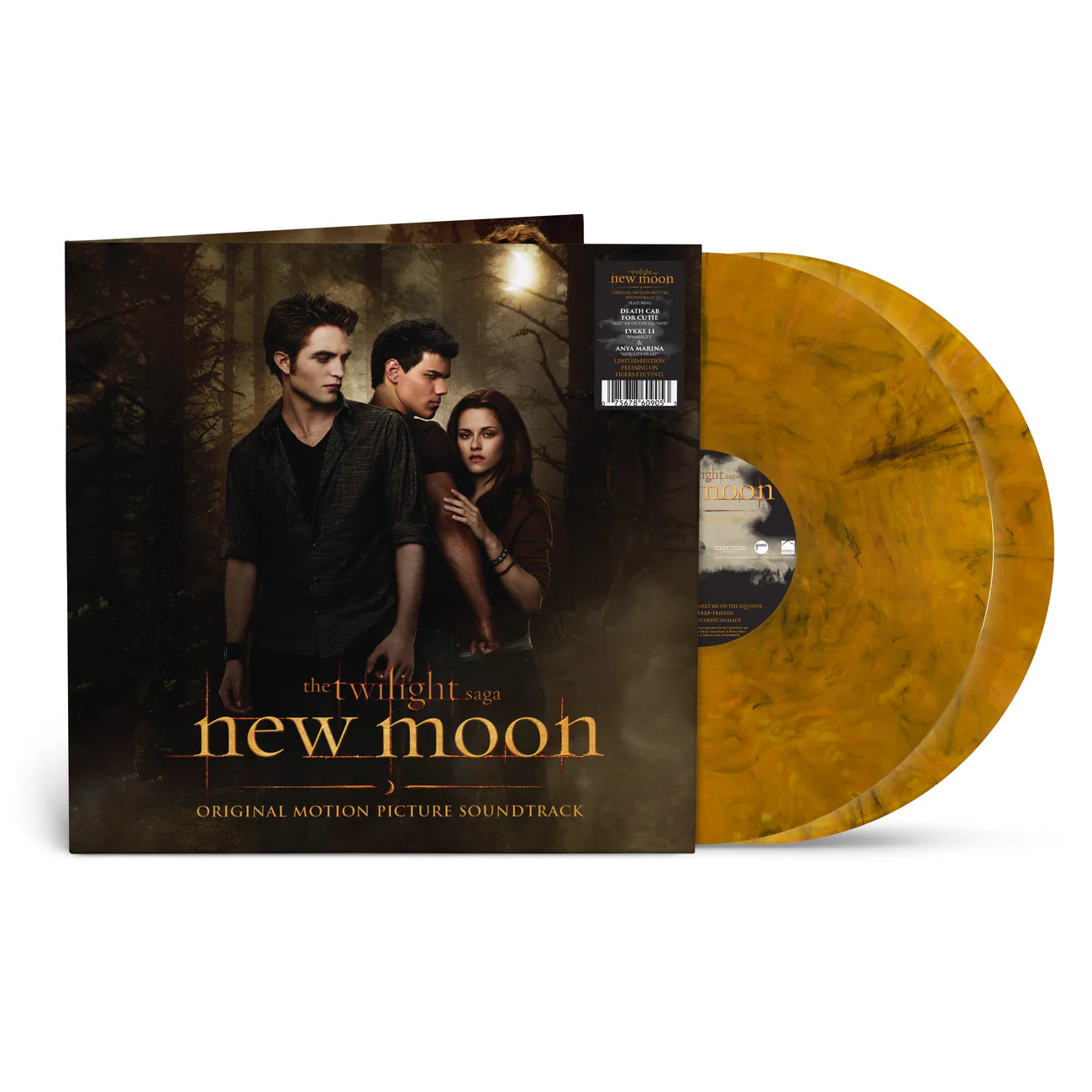 The Twilight Saga: New Moon (Original Soundtrack) - Gold Marble Vinyl Record 2LP