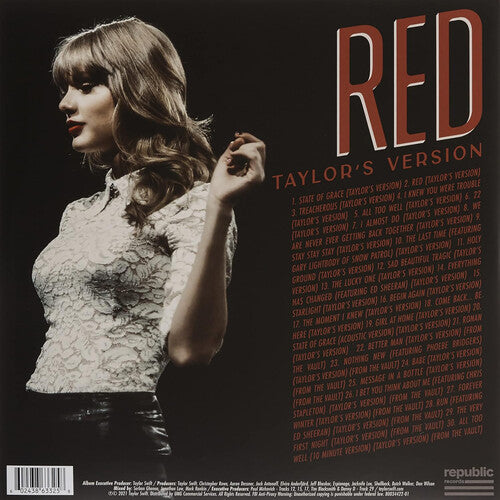 Taylor Swift - Red (Taylor's Version) - Black Vinyl Record 4LP