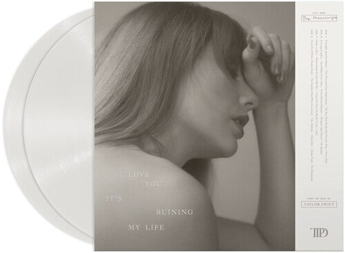 Taylor Swift - The Tortured Poets Department - Ghost White Vinyl Record 2LP