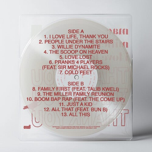 Mac Miller - I Love Life, Thank You - Clear Vinyl Record