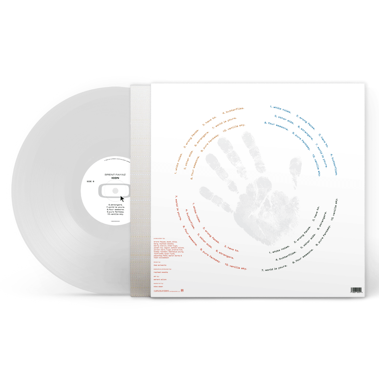 Brent Faiyaz - Icon - Clear Vinyl Record