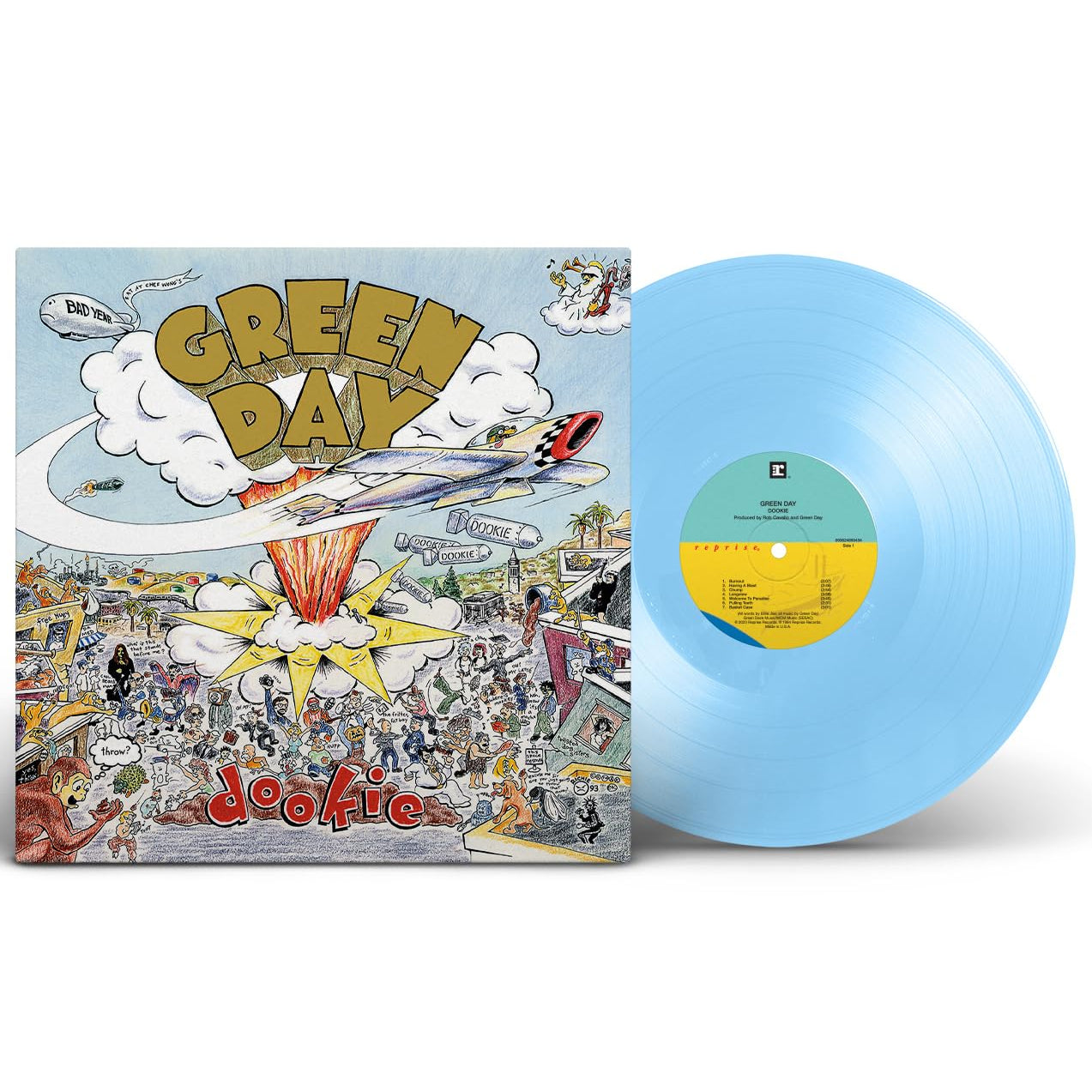 Green Day - Dookie (30th Anniversary) - Blue Vinyl Record