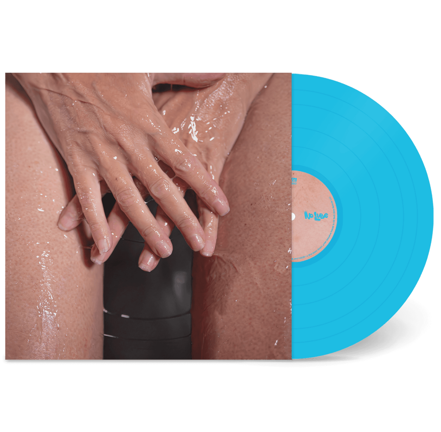 Peaches - No Lube So Rude - Electric Blue Vinyl Record