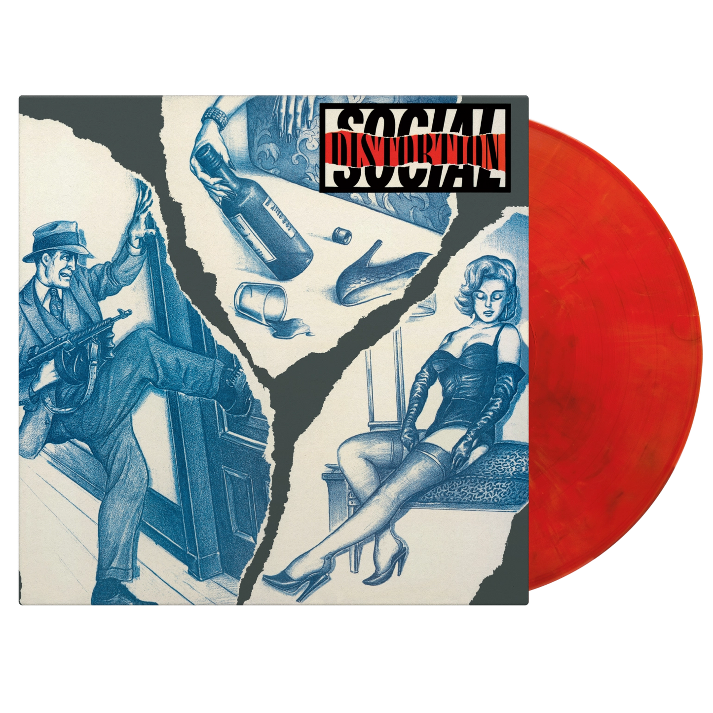 Social Distortion - Self Titled (Limited /3000) - 180g Red Marbled Vinyl
