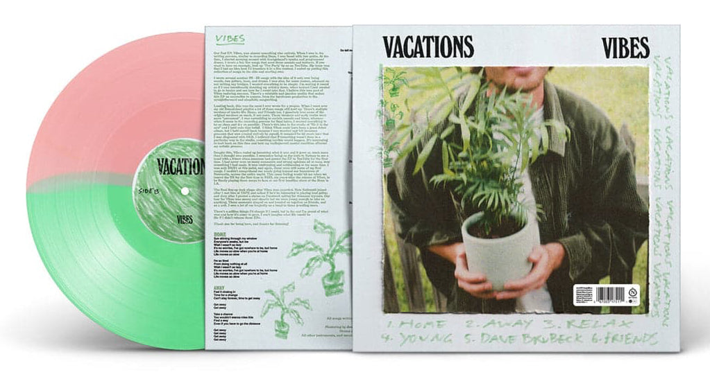 Vacations - Days/Vibes - 180g Pink/Green Colored Vinyl