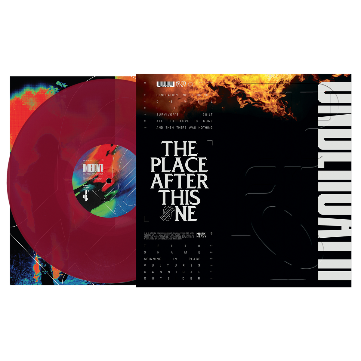 Underoath - The Place After This One - Ruby Colored Vinyl