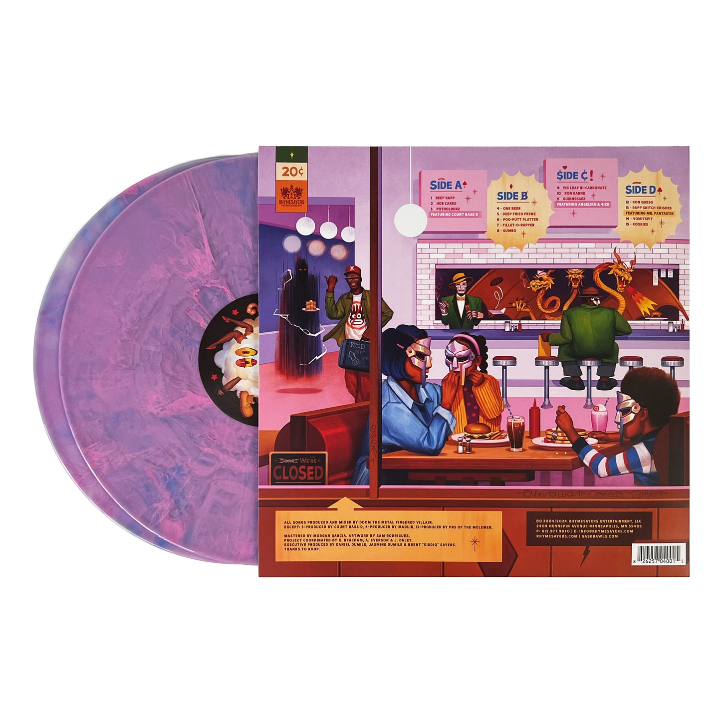 Mf Doom - MM..FOOD (20th Anniversary) - Purple Colored Vinyl 2LP
