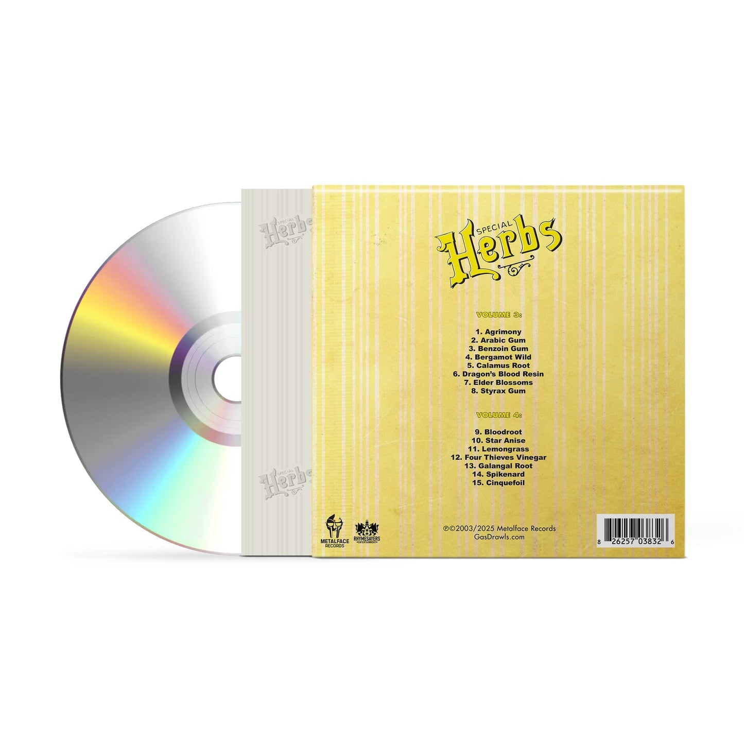 Mf Doom - Metal Fingers Presents: Special Herbs Vol. 3 & 4 - CD