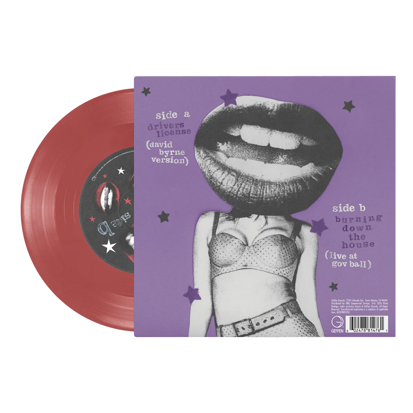 Olivia Rodrigo - Drivers License / Burning Down The House - 7" Vinyl