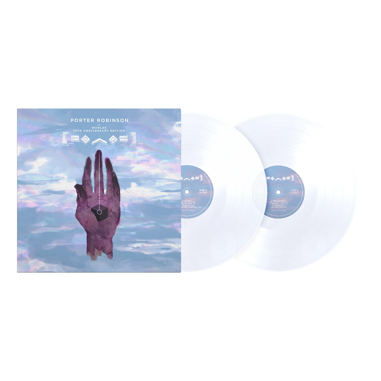 Porter Robinson - Worlds (10th Anniversary Edition) - Pearl White Vinyl Record 2LP