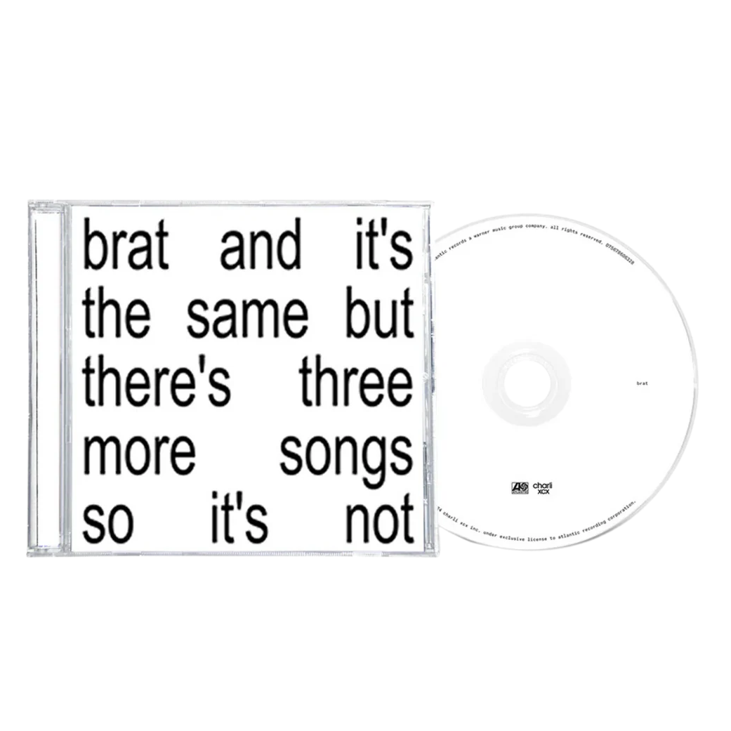 Charli XCX - Brat And It's The Same But There's Three More Songs So It's Not - CD