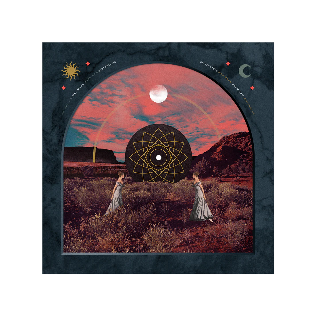 Silverstein Pink Moon Blue Vinyl Record LP