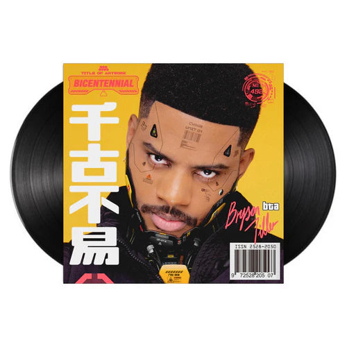 Bryson Tiller - Self Titled - Black Vinyl Record 2LP