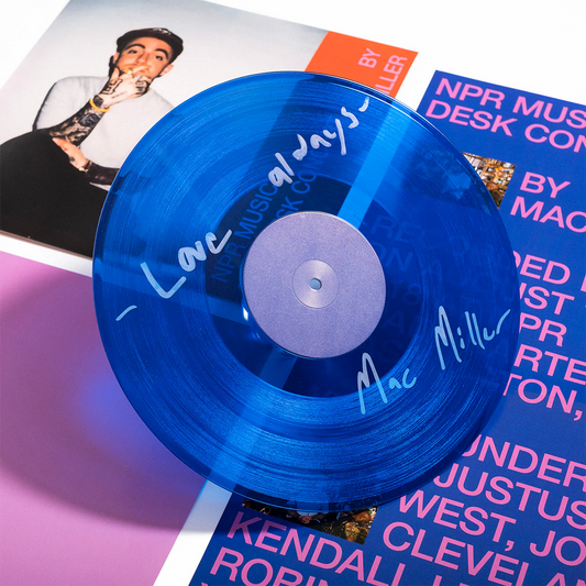 Mac Miller - NPR Music Tiny Desk Concert - Blue Vinyl Record