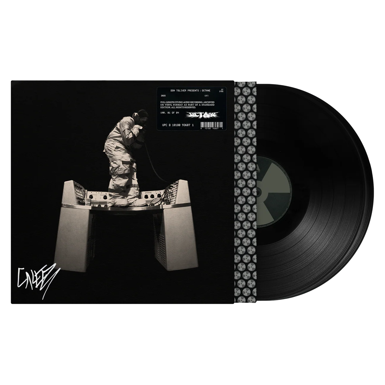 Signed Don Toliver - Octane - Black Vinyl Record 2LP