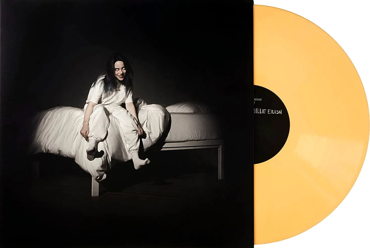 Billie Eilish - When We All Fall Asleep, Where Do We Go? - Pale Yellow Vinyl Record