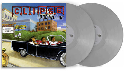 Clipse - Lord Willin' - Silver Vinyl Record 2LP