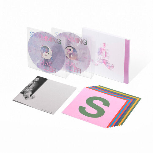 Mac Miller - Swimming (5th Anniversary) - Blue/Pink Marbled Colored Vinyl Record 2LP