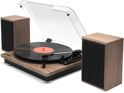 Victrola - VM-135-FNT - Montauk Bluetooth Turntable System with Speakers