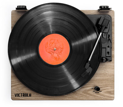 Victrola - VM-135-FNT - Montauk Bluetooth Turntable System with Speakers