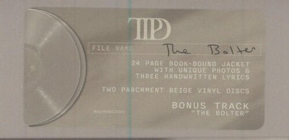 Taylor Swift - The Tortured Poets Department + Bonus Track "The Bolter" - Beige Vinyl Record 2LP
