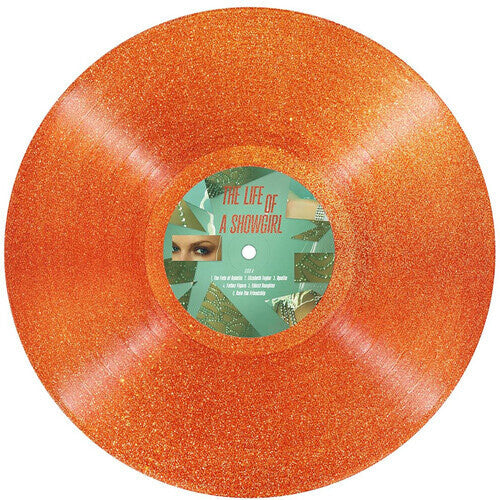 Taylor Swift The Life of a Showgirl Orange Glitter Vinyl