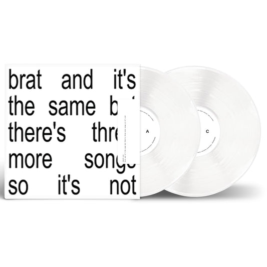 Charli XCX - Brat And It's The Same But There's Three More Songs So It's Not - White Vinyl Record