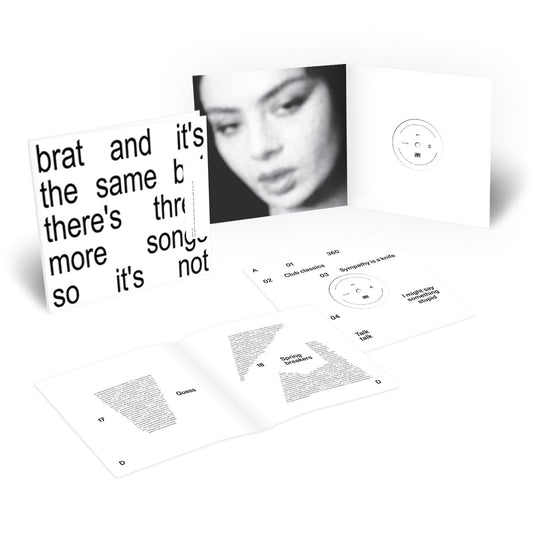 Charli XCX - Brat And It's The Same But There's Three More Songs So It's Not - White Vinyl Record