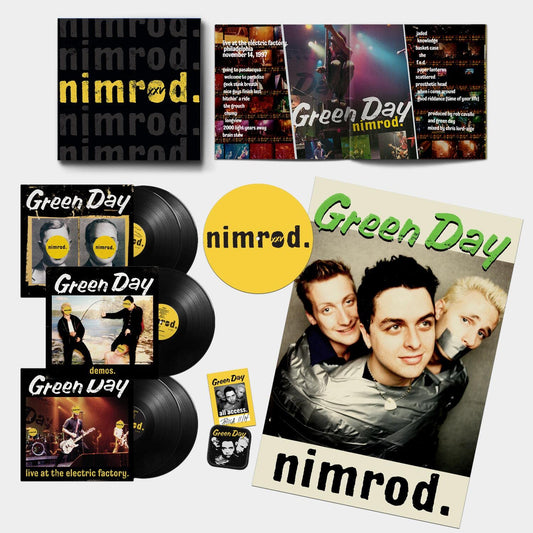 Green Day - Nimrod (25th Anniversary, Box Set) - Black Vinyl Record 5LP