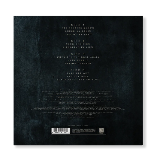 Alice In Chains - Black Gives Way To Blue - Black Vinyl Record 2LP