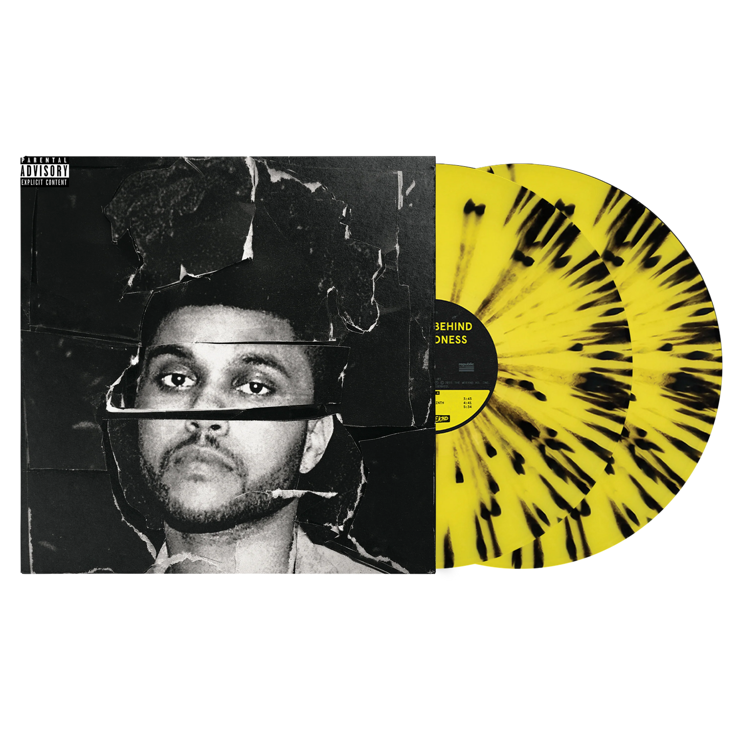 The Weeknd - Beauty Behind The Madness (5th Anniversary Edition) - Yellow Splatter Vinyl Record 2LP