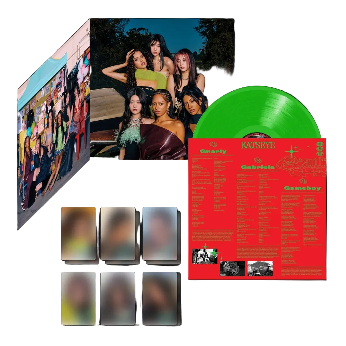 Katseye - Beautiful Chaos - Lime Green Vinyl 1LP