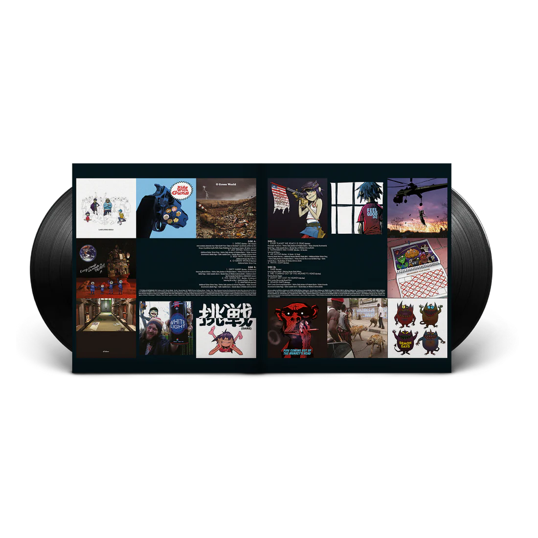 Gorillaz - Demon Days - Black Vinyl Record 2LP