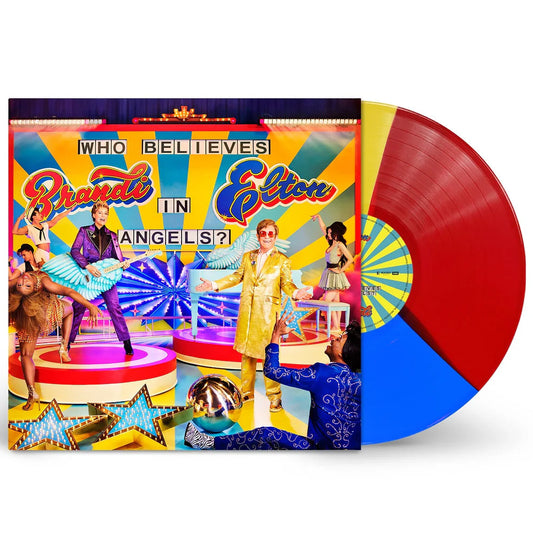 Elton John & Brandi Carlile - Who Believes in Angels? - Tri-Colored Vinyl Record