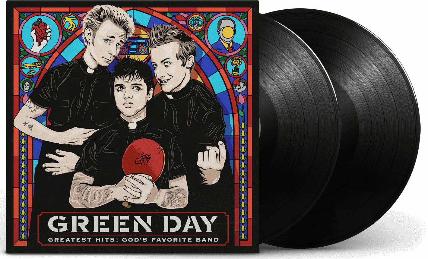 Green Day - Greatest Hits: God's Favorite Band - Black Vinyl Record 2LP