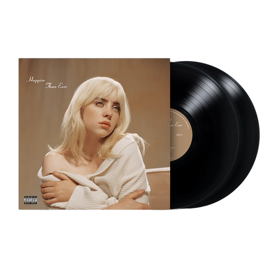 Billie Eilish - Happier Than Ever - Black Vinyl Record 2LP