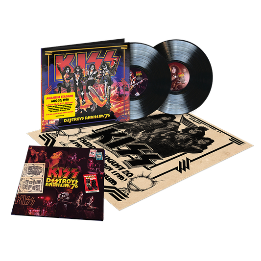 Kiss - KISS Destroys Anaheim '76 - 180g Black Vinyl 2LP
