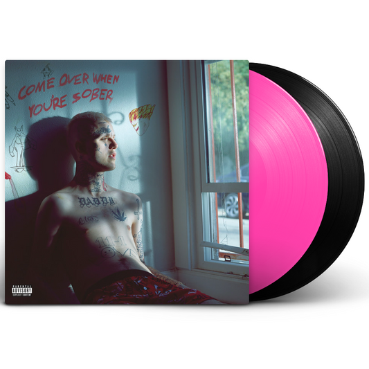 Lil Peep - Come Over When You're Sober, Pt. 1 & Pt. 2 - Pink/Black Vinyl 2LP