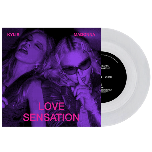 Madonna & Kylie Minogue - Love Sensation - Clear 7” Vinyl