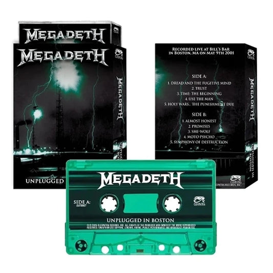 [PRE-ORDER] Megadeth - Unplugged In Boston - Cassette