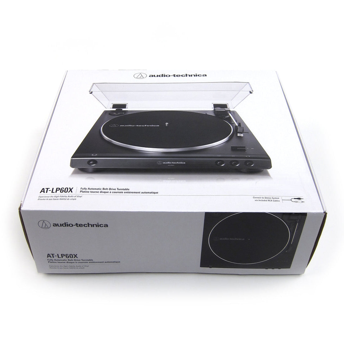 Audio Technica - AT-LP60X-BK - Fully Automatic Belt-Drive Turntable