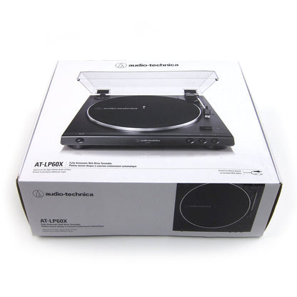 Audio Technica - AT-LP60X-BK - Fully Automatic Belt-Drive Turntable