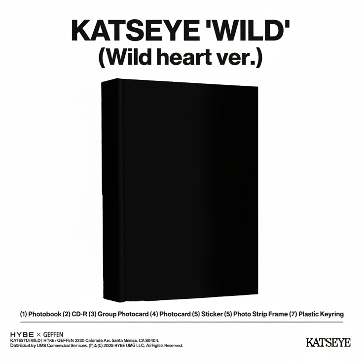 [PRE-ORDER] Katseye - Wild (Wild Heart Ver.) - CD