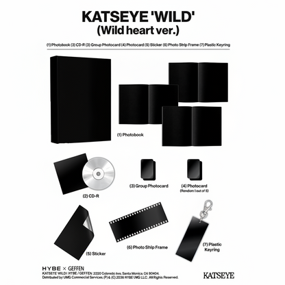 [PRE-ORDER] Katseye - Wild (Wild Heart Ver.) - CD