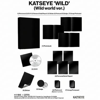 [PRE-ORDER] Katseye - Wild (Wild World Ver.) - CD