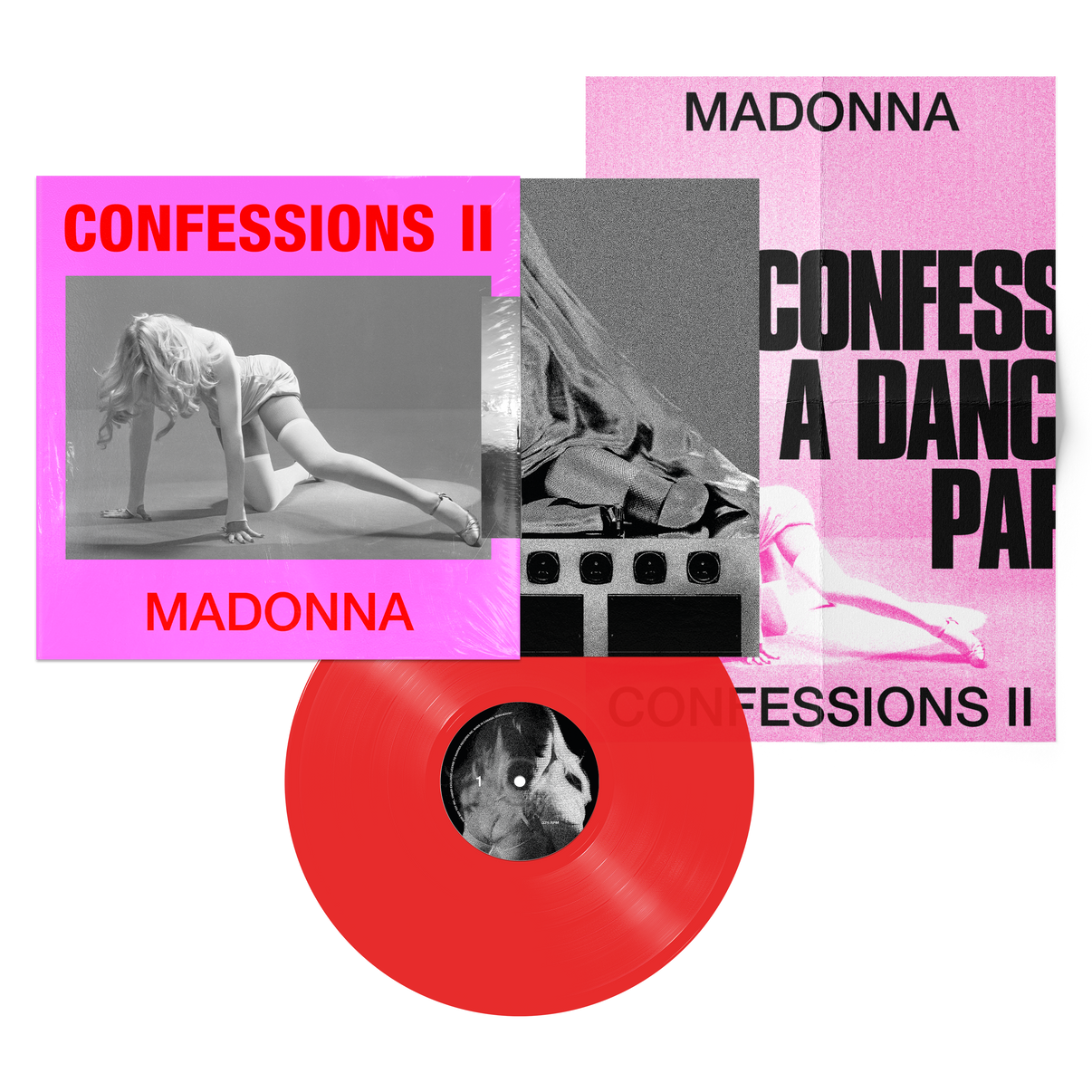 [PRE-ORDER] Madonna - Confessions II - Red Vinyl 2LP