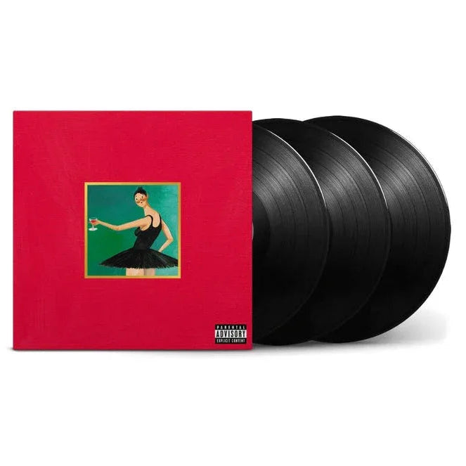Kanye West - My Beautiful Dark Twisted Fantasy - Black Vinyl 3LP