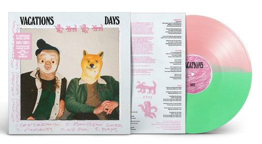 Vacations - Days/Vibes - 180g Pink/Green Colored Vinyl