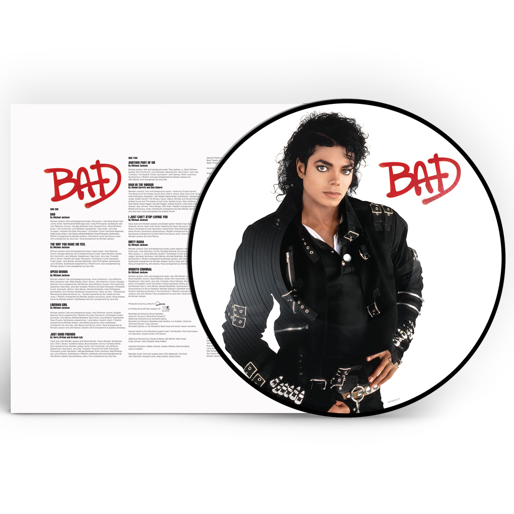 Michael Jackson - Bad - Picture Disc Vinyl