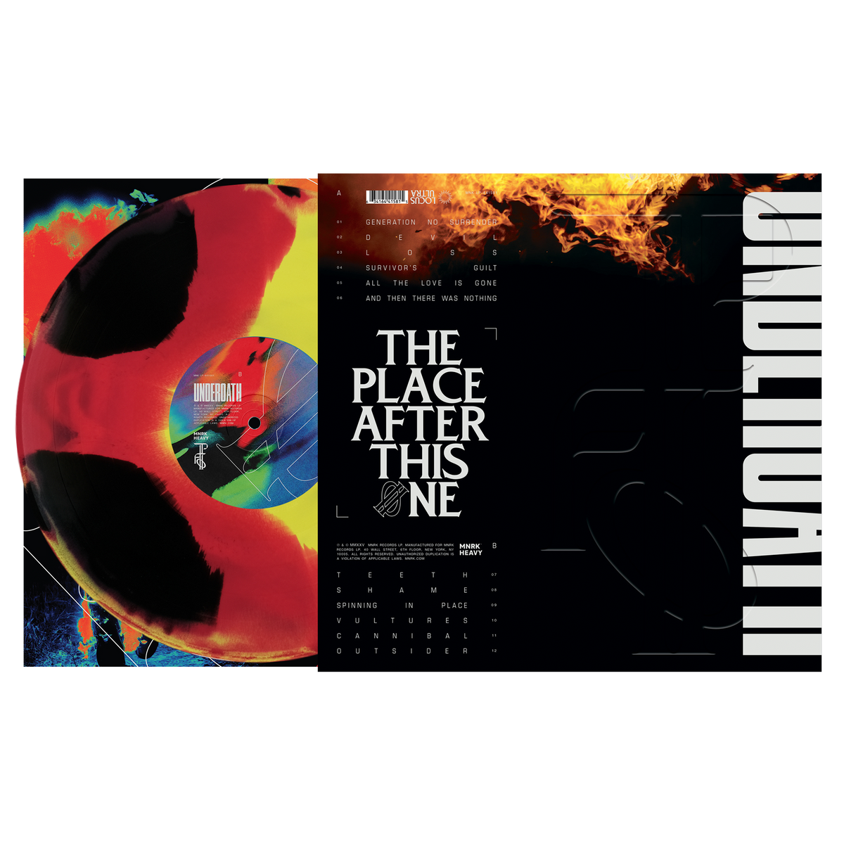 Underoath - The Place After This One - Tricolored Vinyl